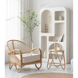 Casillero moderno para sala de estar, armario de diseño blanco francés, almacenamiento de madera <span class=keywords><strong>Vintage</strong></span>, aparador decorativo, vitrina, estantería - Product Image 1