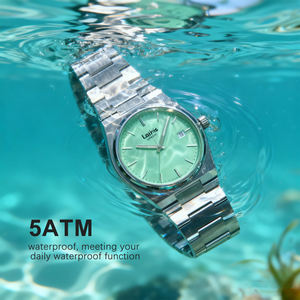 2025ステンレス鋼メンズウォッチシンプルビジネスブルーダイヤルPRXジャパニーズムーブメントクォーツメンズウォッチ - Product Image 6