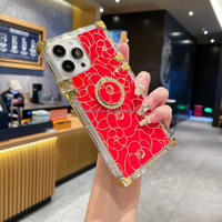 2023 nouveau porte-bague en diamant fleur fantaisie Bling paillettes couverture de téléphone pour tecno POVA 5 CAMON20 PRO 5g Spark10 pro/HOT30 étui