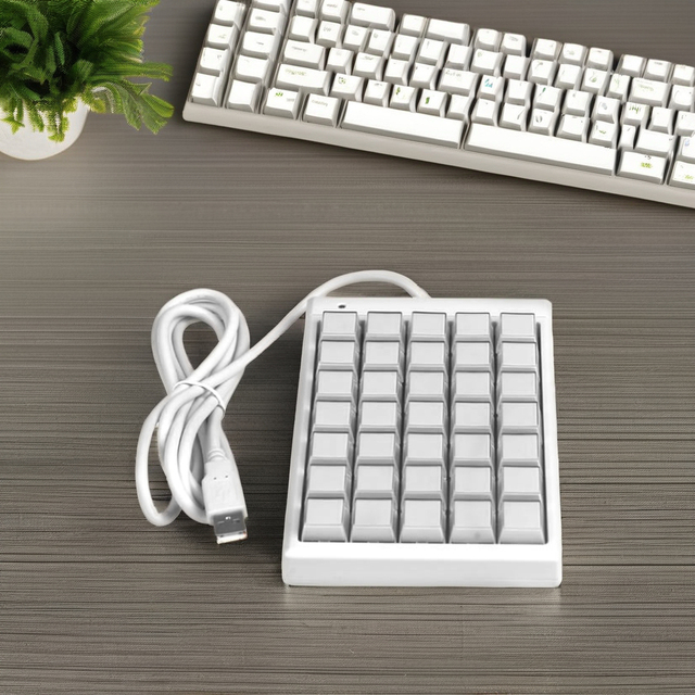 Custom Mini 35-Keys USB Mechanical POS Programmable Keyboard for POS Terminal
