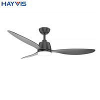 Ventilador de Techo LED de 52 Pulgadas con Luz, Control Remoto, Ahorro de Energía, Estilo Nórdico, para Sala de Estar, Comedor