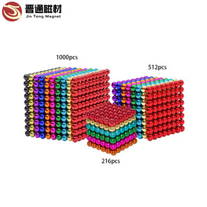 216 pièces 512 Pièces 1000 Pièces Jouets Éducatifs Magnétiques Néodyme Boules D'aimant <span class=keywords><strong>Neocube</strong></span> Boules Magnétiques - Product Image 1