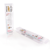 Boîtes rectangulaires en plastique PET transparent personnalisées pour la fabrication de cadeaux, contenants transparents pour ornements, cadeaux de fête d'anniversaire, emballages