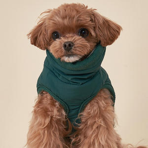ペット服 秋冬 犬服 厚手 暖かい コットンパッド 猫服 コーギー 犬 ジャケット トラクタブルロープ付き - Product Image 4