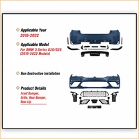 Kit de conversion pour BMW Série 5 G20 G28 2019-2022 : pare-chocs avant et arrière style M3CS M8 avec calandre et ailes