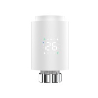 Tête de radiateur thermostatique ABS contrôlée par WiFi intelligent moderne 220v maison salle d'eau chauffage au sol capteur de température vocale hôtels - Product Image 2