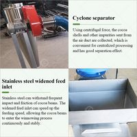 Machine à décortiquer et à écaler les fèves de cacao à vendre