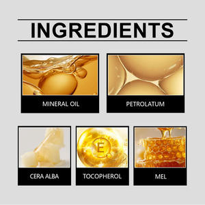 Baume à lèvres teinté pour éviter la sécheresse et l'épluchage au miel pour produit cosmétique - Product Image 5