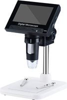 Microscope numérique USB à loupe d'écran de bureau portable LCD Electron de 4.3 pouces avec caméra 1080P et éclairage LED réglable