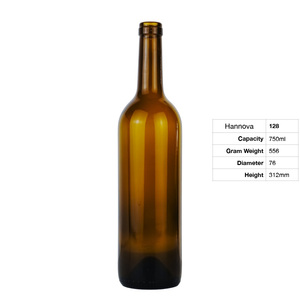 Sang Trọng Rượu Vang Đỏ Chai Thủy Tinh Với Nút Chai Kết Thúc Và Kín Nắp Bán Hàng Trực Tiếp Từ Nhà Sản Xuất Của Nhà Máy Nút Chai - Product Image 2