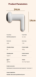 Body Slimming Elektrisches Anti-Cellulite-Vibrations-Hand massage gerät Gewichts verlust Fett verbrennung Body Slimming Massager - Product Image 4