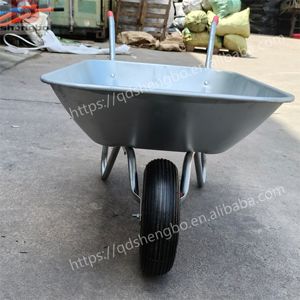 Carretilla galvanizada de Europa de las ventas calientes del nuevo diseño <span class=keywords><strong>2022</strong></span> con la carretilla ligera wb5204 del jardín - Product Image 3