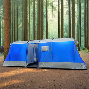 Wind Valley Luxury 8-Person Family Tent 4 Chambres Ultra-Léger Étanche 210T Polyester Abri Extérieur Pliant pour Événements Resorts - Product Image 6