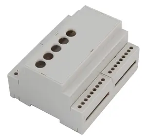 Plc Din-Rail Enclosure Plastic Industrial Control Box Case Din Rail Enclosure For Pcb Enclosure