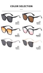 Großhandel Übergroße Sonnenbrillen mit Anpassbarem Logo UV-Schutz Großrahmige Brillen für Männer Frauen Dekoration - Product Image 4