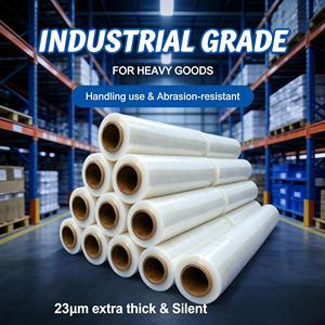 <span class=keywords><strong>Film</strong></span> étirable en plastique PE, rouleau jumbo, <span class=keywords><strong>film</strong></span> étirable de qualité supérieure pour l'emballage de palettes légères et de boîtes de déménagement - Product Image 6