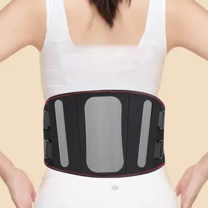 Wireless Hot Compress Waist Massage Analgesia Far Infrared Vibration Heating Charging Adjustable Waist Massage Belt