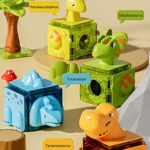 Zhorya 153 pièces Ensemble de jouets en forme de dinosaures Jouets éducatifs pour enfants Blocs de construction pour enfants - Product Image 3