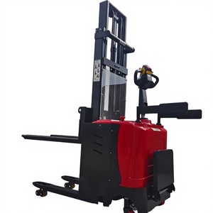 Groothandel Yakir elektrische vorkheftruck 2t hefhoogte reachtruck volledig elektrische stapelwagen loodzuurbatterij luchtbanden CE - Product Image 4