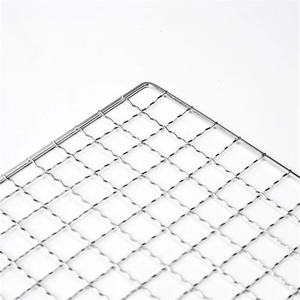 गैर-स्टिक 304 स्टेनलेस स्टील बारबेक्यू रेस्तरां मछली ग्रिलिंग जाल खाना पकाने के लिए हैंडल के साथ हैंडल - Product Image 6