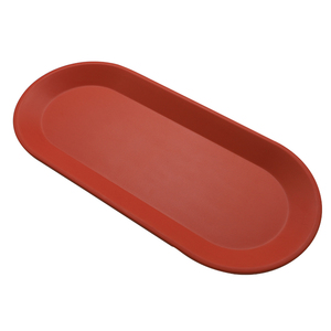 Chic sólido color rojo melamina oval cena comida <span class=keywords><strong>tapas</strong></span> platos de servir - Product Image 1