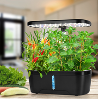 Kit de culture hydroponique pour jardin intérieur et maison intelligente Lampe LED écologique pour système de culture de type pot pour plantes aromatiques et végétales
