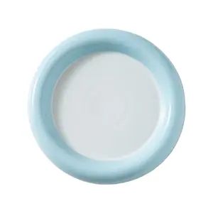 Цветная креативная Милая плотная керамическая тарелка для хранения ювелирных изделий SYL Ins с ручной росписью