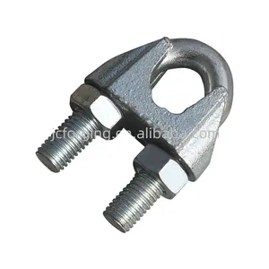 wire rope clip Yellow Zinc Plated DIN1142 Malleable