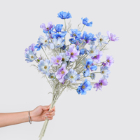 Fabrik-Großhandel 60cm Künstliche Cosmos-Blume Seiden-Kunstblume Gloriosa-Gänseblümchen für Hochzeits-Floristen Großhandelslieferung Heim- und Eventdekoration
