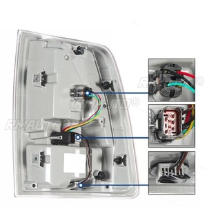 Pour Dodge RAM1500 2500 2013-2018, feux de jour à LED, feux antibrouillard étanches, ensemble de feux arrière de voiture, kit carrosserie 68093078AC - Product Image 4