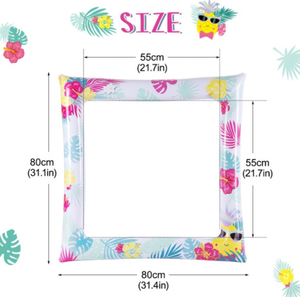 Hawaii Aloha Luau <span class=keywords><strong>Flamingo</strong></span> Ananas Ballon <span class=keywords><strong>Photo</strong></span> <span class=keywords><strong>Booth</strong></span> Frames Foto Requisiten für <span class=keywords><strong>Tropical</strong></span> Summer Beach Holiday Event Party Dekor - Product Image 6