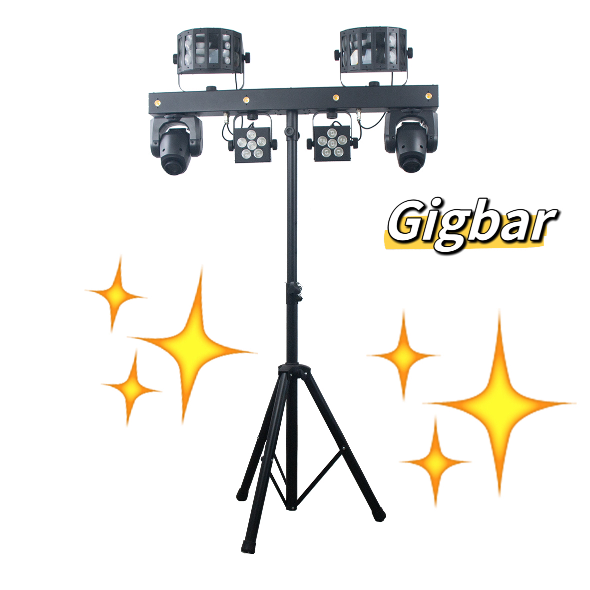 T-бар Dj disco Light Gig bar Spot Derbies Strobe light Par 4 в 1 Профессиональный портативный светодиодный Par Bar сценическое освещение с подставкой