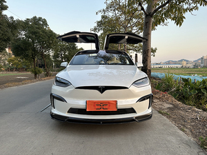 Nuovo Paraurti Anteriore Tesla Model X Plaid 2021-2023 Stile CMS Ultra Leggero con Fori per Scarico, Kit Labbro Anteriore Bolt-On - Product Image 2