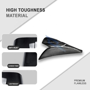 Para 22- Subaru BRZ ZD8 y Toyota GR86 ZN8 estilo HK falda lateral de fibra de carbono con Canard BRZ falda lateral con Canard - Product Image 2