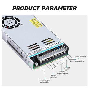 Siêu mỏng LRS-350-24 <span class=keywords><strong>Led</strong></span> điều khiển 350 Wát 24V 14.6a đầu ra kép chuyển mạch cung cấp điện cho MẠCH KÍN TV Máy Ảnh sản xuất - Product Image 4