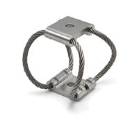 Stabilisateur de caméra pour photographie aérienne de précision Hoan GR5-38D-A pour hélicoptère et drone en acier inoxydable/aluminium