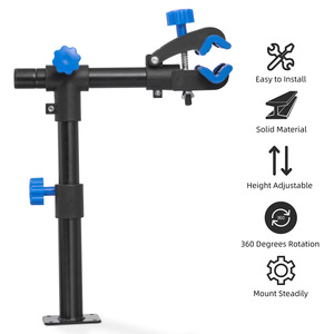 Support mural pour vélo, établi, support de <span class=keywords><strong>réparation</strong></span>, hauteur réglable, pour vélos de route et <span class=keywords><strong>VTT</strong></span> - Product Image 3