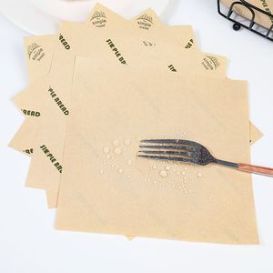 Customized Coated Recyclable Greaseproof <b>Paper</b> for Baking and Packaging Snacks Pizza Bread Hamburger French Fries - Product Image 6