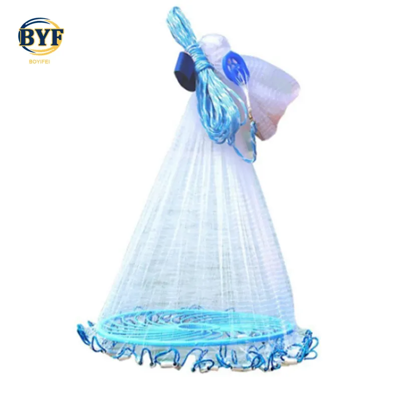 Factory direct sales wholesale 24 inch fishing cast net Hand throwing net