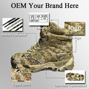 Chaussures <span class=keywords><strong>de</strong></span> randonnée imperméables pour hommes et femmes, sports <span class=keywords><strong>de</strong></span> plein air, <span class=keywords><strong>chasse</strong></span>, camouflage, <span class=keywords><strong>bottes</strong></span> tactiques <span class=keywords><strong>de</strong></span> combat dans le désert - Product Image 5