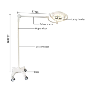 Lámpara de Examen LED300 con Brazo Ajustable - Lámpara Médica Portátil con Soporte de Pie para Clínicas, Hospitales y Salones - Eficiente Energéticamente - Product Image 3