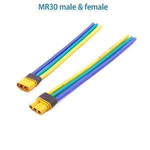 อะแดปเตอร์สายแบตเตอรี่ Amass MR/MT30 แบบกำหนดเอง หัวต่อตัวผู้ตัวเมีย สำหรับสายไฟจักรยานไฟฟ้าแบตเตอรี่ลิเธียม - Product Image 2