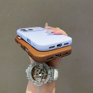 Custodia per telefono 2 in 1 con design semplice, motivo litchi, in TPU e PC, anti-graffio, di lusso, per <span class=keywords><strong>iPhone</strong></span> 17 16 15 - Product Image 4
