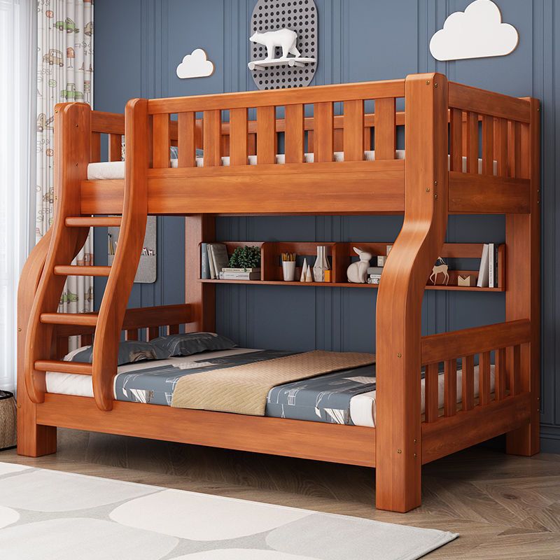 Marron (lit, bibliothèque, matelas)