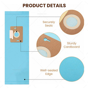 Sacs en papier pour aspirateur CleanMaxs CMZM, aspirateur à sec, accessoires de remplacement - Product Image 6