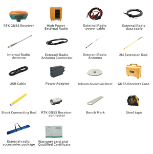 เครื่อง GNSS Topografia รุ่น G6 สถานีฐาน 1408 ช่องสัญญาณ GPS เสาอากาศหลายความถี่ อุปกรณ์สำรวจ RTK IP68 20Hz - Product Image 2