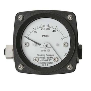 เกจวัดแรงดันแบบลูกสูบ USA MID-WEST 120-AA-00-00 - Product Image 1