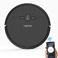 Robot laveur automatique de sols à batterie pour usage domestique, hôtelier et de garage, avec fonctions de nettoyage à sec et humide, robot aspirateur automatique