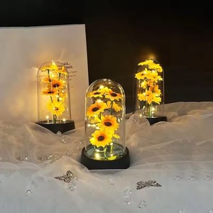 Regalo de Graduación, Pequeño Set de Girasoles de Plástico, Regalo para el Día de la Madre, para Esposa, para Mamá, Regalo de San Valentín, Flor Eterna, Regalo de Cumpleaños - Product Image 4