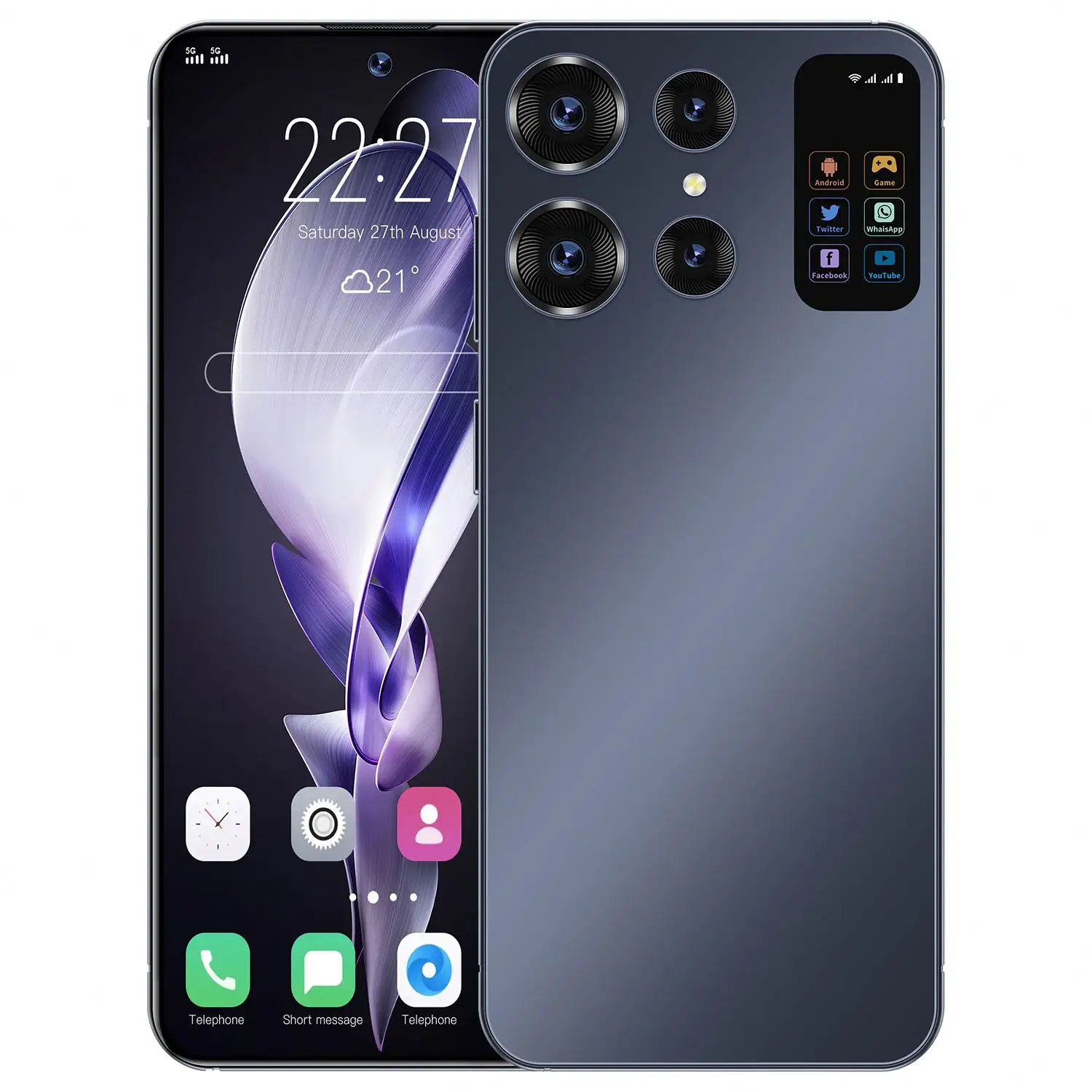 Nuovo popolare telefono cellulare Full Display Android sistema cellulare cellulare intelligente non 3G 4G 5G S24 + ULTRA 16GB + 1TB 6.8 pollici